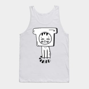 Funny cat design, best for the cat lover Tank Top